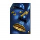Tablou Gold and blue