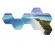 set hexagonal Maldive