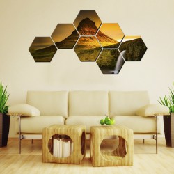 Set tablouri hexagonale Muntele 01