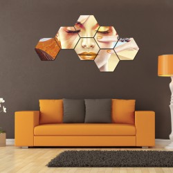 Set tablouri hexagonale Senzual 01