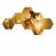 Set hexagonal Gold 01