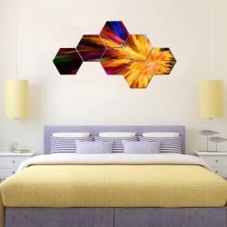 Set tablouri hexagonale Culori